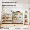 Children's Toy and Book Storage Rack - Large Capacity Bookshelf Cabinet for Living Room