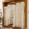 1 шт. LOZUJOJU Французский стиль рококо Прозрачная занавеска Пасторальный стиль Кружевная полузанавеска Дверная занавеска для гостиной Кухни Шкафа Окна Домашний декор