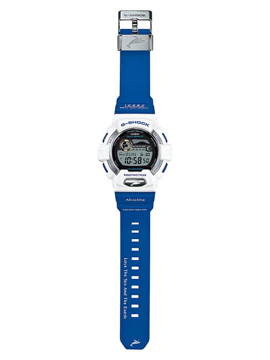 Casio Мужские кварцевые часы из нержавеющей стали GWX-8903K-7, водонепроницаемые 200м, ударопрочные, с будильником