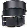 Reliable Men's Leather Belt GRANDE PELLE Leather Belt 21467 Black