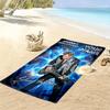 Name Custom Johnny Print Beach Towel, Large Soft Quick Dry Towel for Beach Camping Swimming