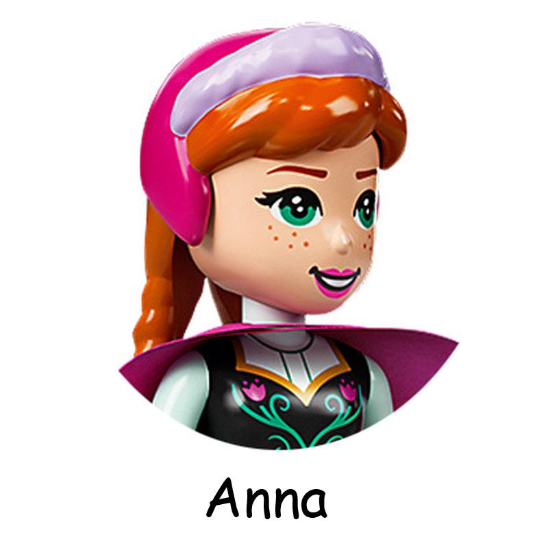 Нетоксичные сказочные принцессы дети Белль Чудовище Золушка Анна Оливия Модель Фигурка Блоки Конструктор Строительные Кирпичики Игрушки Для Детей