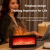 Имитация камина Арома Диффузор 220 мл Пламя Увлажнитель воздуха с пультом дистанционного управления и безводным автоматическим выключением для дома комнаты Креативный подарок