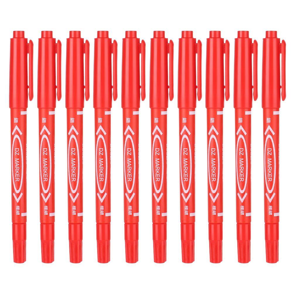 Art Drawing Signature Tyre Markers Twin Tip Double Head Oily Waterproof Pens Permanent Marker Pen