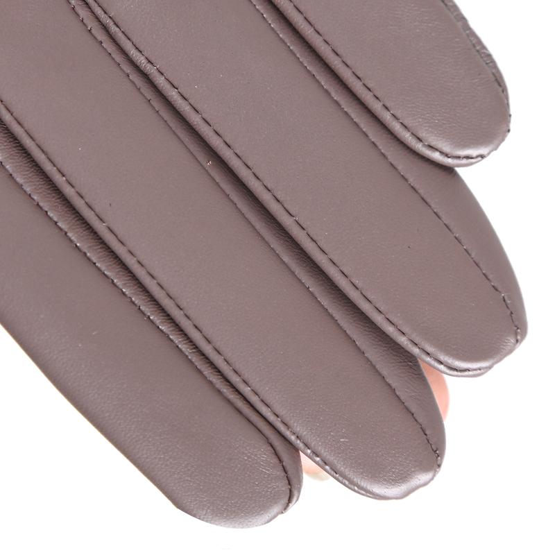 Короткие женские перчатки из овчины, зимние теплые тонкие модные перчатки с сенсорным экраном, мода 2001 г.