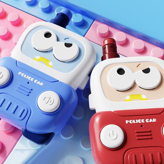 Kids Walkie Talkies Mini Cartoon Vehicles Walkie Talkies for 45725 Year Old Boys Girls Interactive Outdoor Game 2 Way