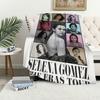 Blanket For Soft Throw Blanket for Picnic Bed Sofa Home Selena Bedroom Cozy singer Gomez Warm Comfortable