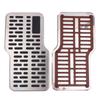 Auto Foot Rest Pedal Plate Floor Carpet Mats Non-Slip Stainless Heel Pad For Truck Suv Black Beige Brown Car Accessories