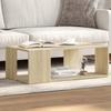 VidaXL Coffee Table Sonoma Oak 89.5x48x30 Cm Engineered Wood, Side Table, Living Room Table, Side Table, End Table 848152