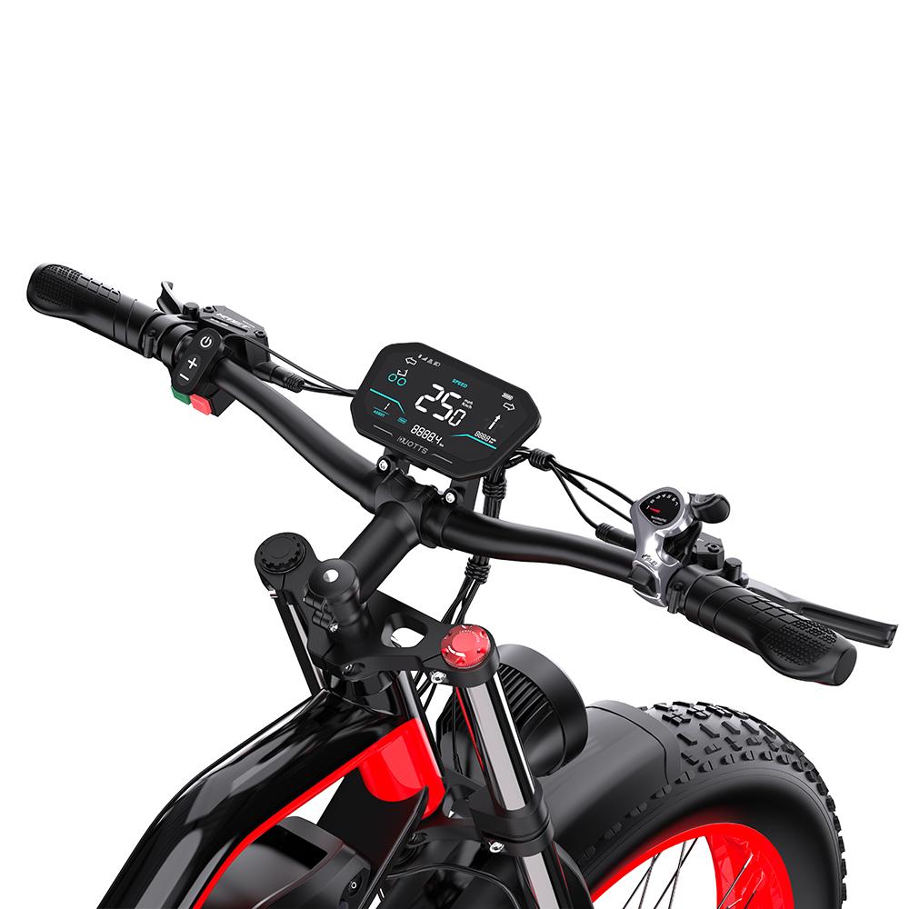DUOTTS N26 26" Dual Motors Electric Bike, 1500W, 48V 20Ah Samsung Battery, Shimano 7-Speed, Hydraulic Disc Brakes, 26"×4.0" Fat Tyres, IPX4