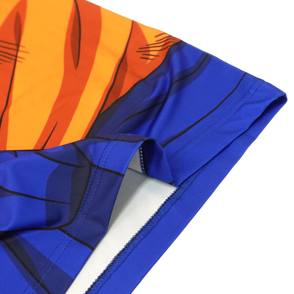 Мяч Повседневный Dragon Ball Z Компрессионный Narikiri Goku Боевая форма Черепаха Стрейч Пот Впитывающий Быстросохнущий Товары Персонаж Оранжевый [Dragon Z]