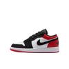 Кроссовки Air Jordan 1 Low SE GS Black Toe для детей Белые Красно-бордовый IB8970-106