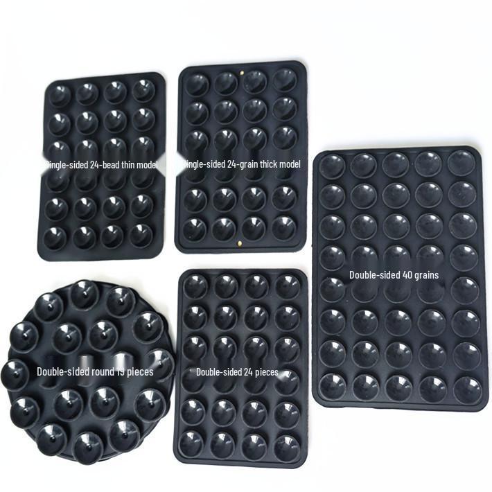 24 Прочные двусторонние силиконовые присоски-фиксатора - Многофункциональные маленькие клейкие наклейки