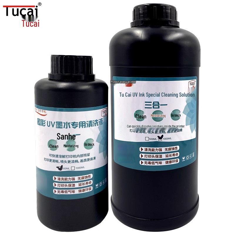 Eco-Friendly UV Ink Cleaning Solution for Seiko, Konica, Ricoh - Cleans & Moisturizes