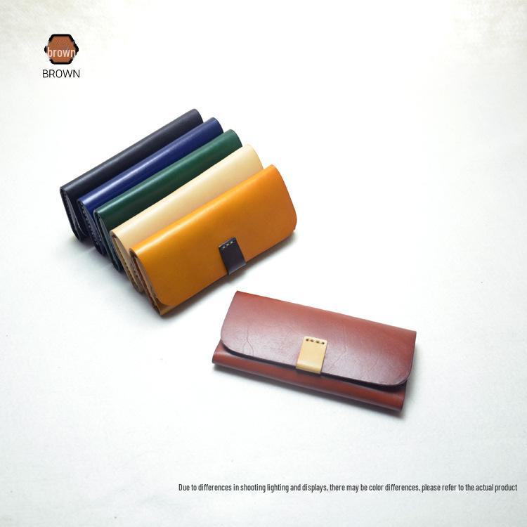 "25 Чехлов для очков из натуральной кожи - Контрастный цвет, Магнитная застежка, Коровья кожа растительного дубления, Ультратонкий дизайн"