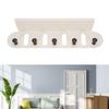 Entryway Shelf with Hooks Storage Living Room Bedroom Wall Mount for Coat Bag Hat Hanging