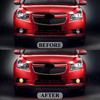 Светодиодные противотуманные фары для Chevrolet Cruze 2009 2010 2011 2012 2013 2014, фары, противотуманные фары, чехлы, рамка, решетка, комплект жгутов проводов 12 В