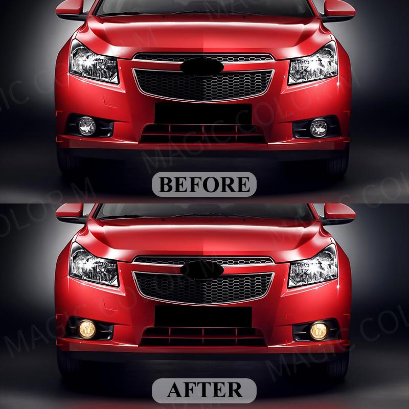 Светодиодные противотуманные фары для Chevrolet Cruze 2009 2010 2011 2012 2013 2014, фары, противотуманные фары, чехлы, рамка, решетка, комплект жгутов проводов 12 В