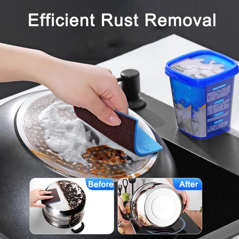 10 шт. наждачная губка двухсторонняя волшебная губка ластик для удаления ржавчины щетка для посуды кастрюли губка для чистки дома кухни