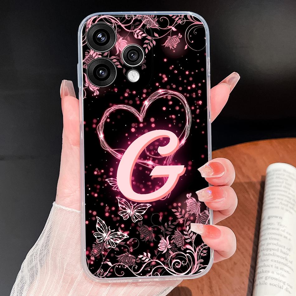 Чехол для телефона Oppo Reno 15 Pro Mini 15F 15C 5G Великолепные Звездные Буквы Ударопрочный Корпус Для Oppo Reno15 Мягкий Прозрачный Силиконовый Funda