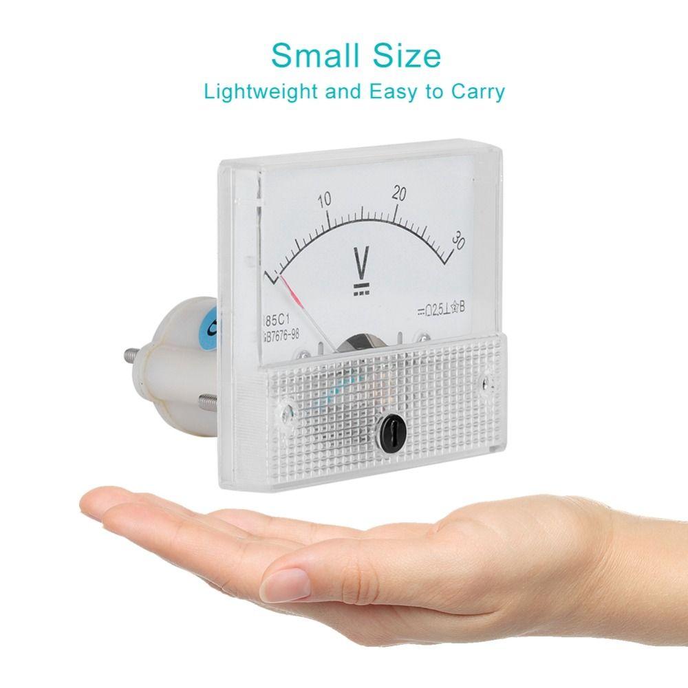 practical DC 0-15V/30V Voltmeter Analog 2.5 Accuracy 85C1 Model Analog Panel Voltage Pointer Voltmeter Electrical Measurement