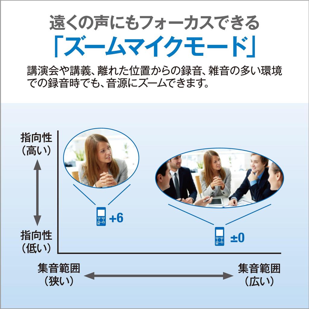 OLYMPUS VoiceTrek Black IC Recorder with 4GB Memory and MicroSD Card Support recording business and other DM-750 Built-in (for minutes, meetings,