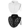 Neck Scarf Detachable False Collar DIY Shawl Wrap Neckline Detachable Adjust Clothes  Women Girls