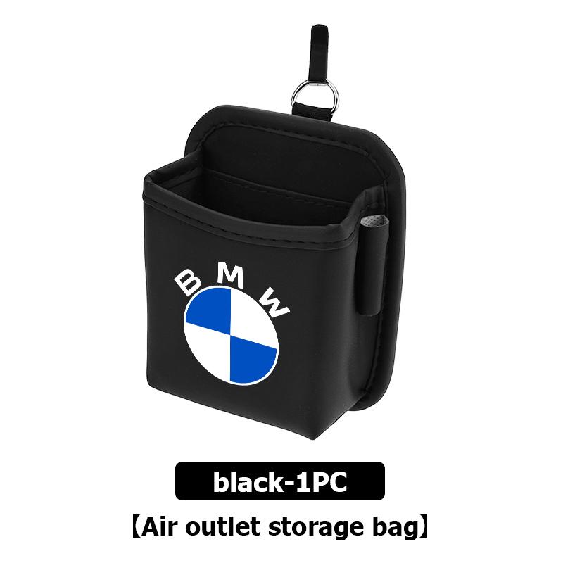 AAAPP1 Car Storage Box Phone Charge Air Vent Outlet Pocket Organizer For BMW M 1 3 4 5 6 7 Series M3 M6 F01 F02E34 E36 E70 F10 X6 X1