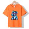 XH19 MINISO 2026 Летняя Новинка Хлопковая Футболка с Круглым Вырезом и Принтом для Детей от 1 до 16 Лет, Мальчиков и Девочек