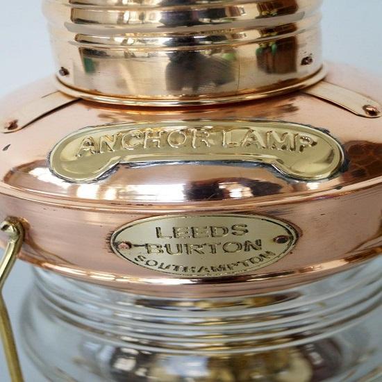 Медь, латунь 35,56 см корабль фонарь морской морской лодка свет морской якорь лампа декор