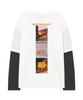COVERNAT [Covernat X Yoshigo] Plastic Still Life Layered Long Sleeve Off White
