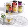 Вращающийся на 360 градусов лоток для хранения 1/2/3 слоя Lazy Susan Organizer Кухонный шкаф для кладовой Прилавок Держатель для специй Косметическая поворотная стойка