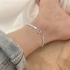 Women Anklet Bracelet with Heart Charm Adjustable Design Ultra-light Metal Chain Anklet Jewelry Gift