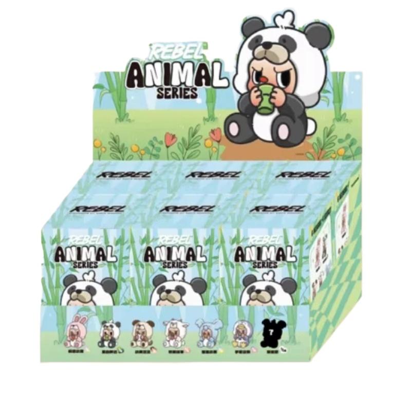 New Rebel Bear Animal Series Vinyl Plush Blind Box Cute Pendant Keychain Collectible Gift For Anime Fans