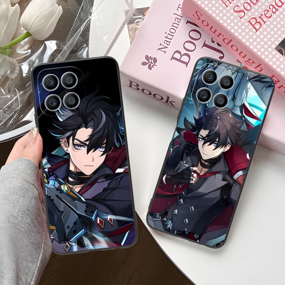 Игровой чехол GI Wriothesley Матовый ТПУ для мобильного телефона Honor 90 80 70 60 50 30 20 10 9 8 7 Pro S SE Lite 5G Цветной Печатный Чехол