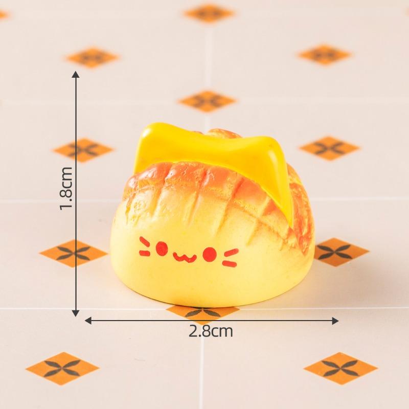 Микро-ландшафт Симуляция Милые Маленькие Животные Десерты Маленький Хлеб Украшения Слепые Пакеты