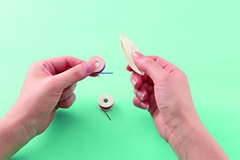 Инструмент для плетения кружева фриволите Clover, Челнок/Катушка для фриволите, Белый, 57-737