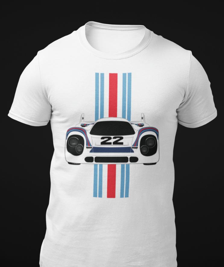 917 Racing Stripes Short Sleeve Unisex T-Shirt