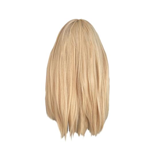 Женский длинный прямой парик с челкой, естественный вид, шелковистые, термостойкие, высокотемпературные волокна, женские синтетические волосы
