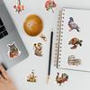 50 красочных наклеек-граффити с животными, для стаканов для воды, багажа, водонепроницаемые декоративные наклейки, креативные наклейки с животными для детей