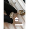 925 Silver Needle European and American Retro Metal Large Earrings for Women, Light Luxury, High-End, Unique and Stylish Gold Earrings Studs