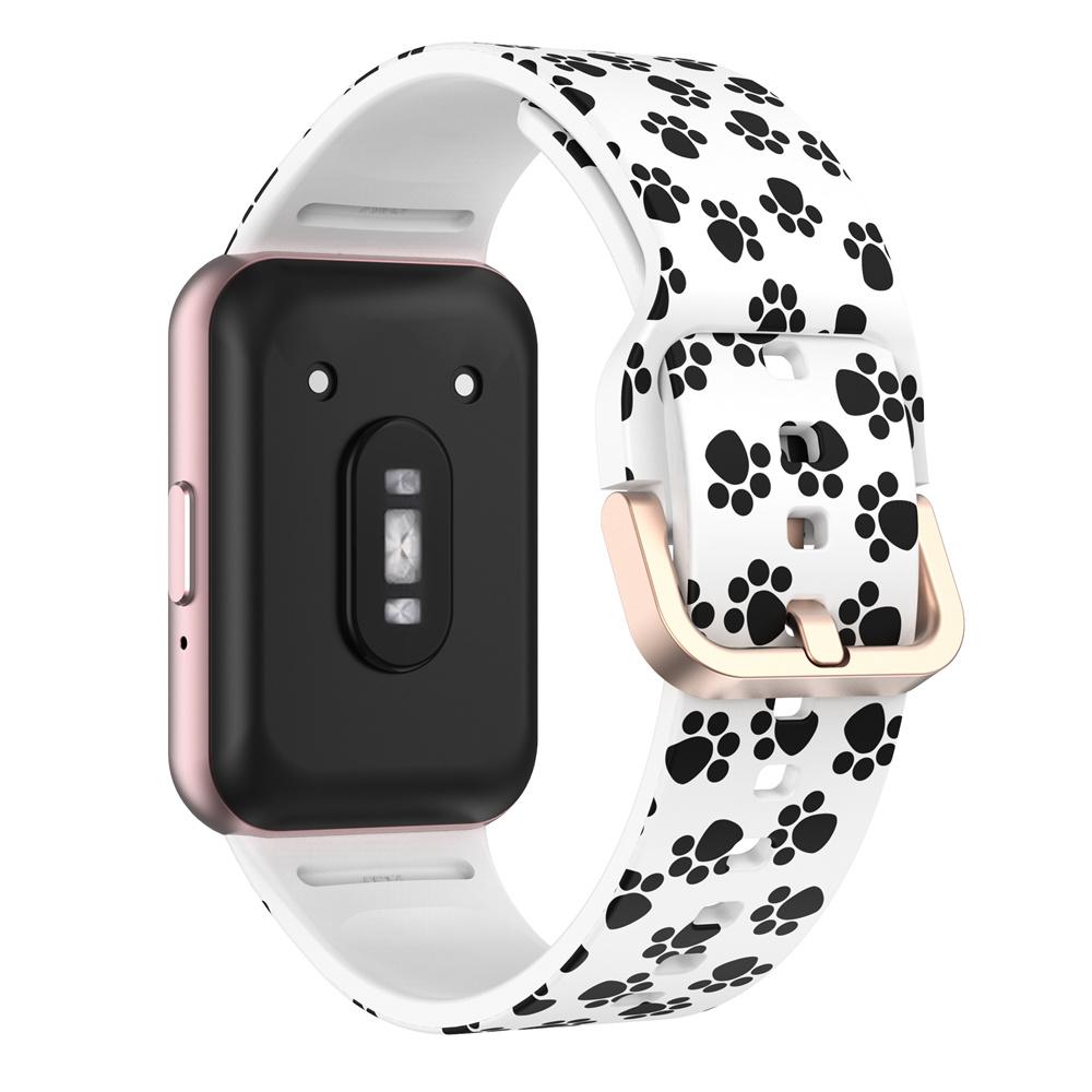 Ремешок для часов Samsung Galaxy Fit 3, силиконовый ремешок с принтом, универсальный женский уличный браслет, универсальный ремешок для Samsung Galaxy Fit3