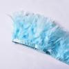 High-Quality Turkey Feather Edging, Colored Feathers, Fire Feather Edging For Weddings