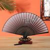 Chinese Style Dance Hand Fan Vintage Folding Fan Portable Retro Fan Crafts  Dance