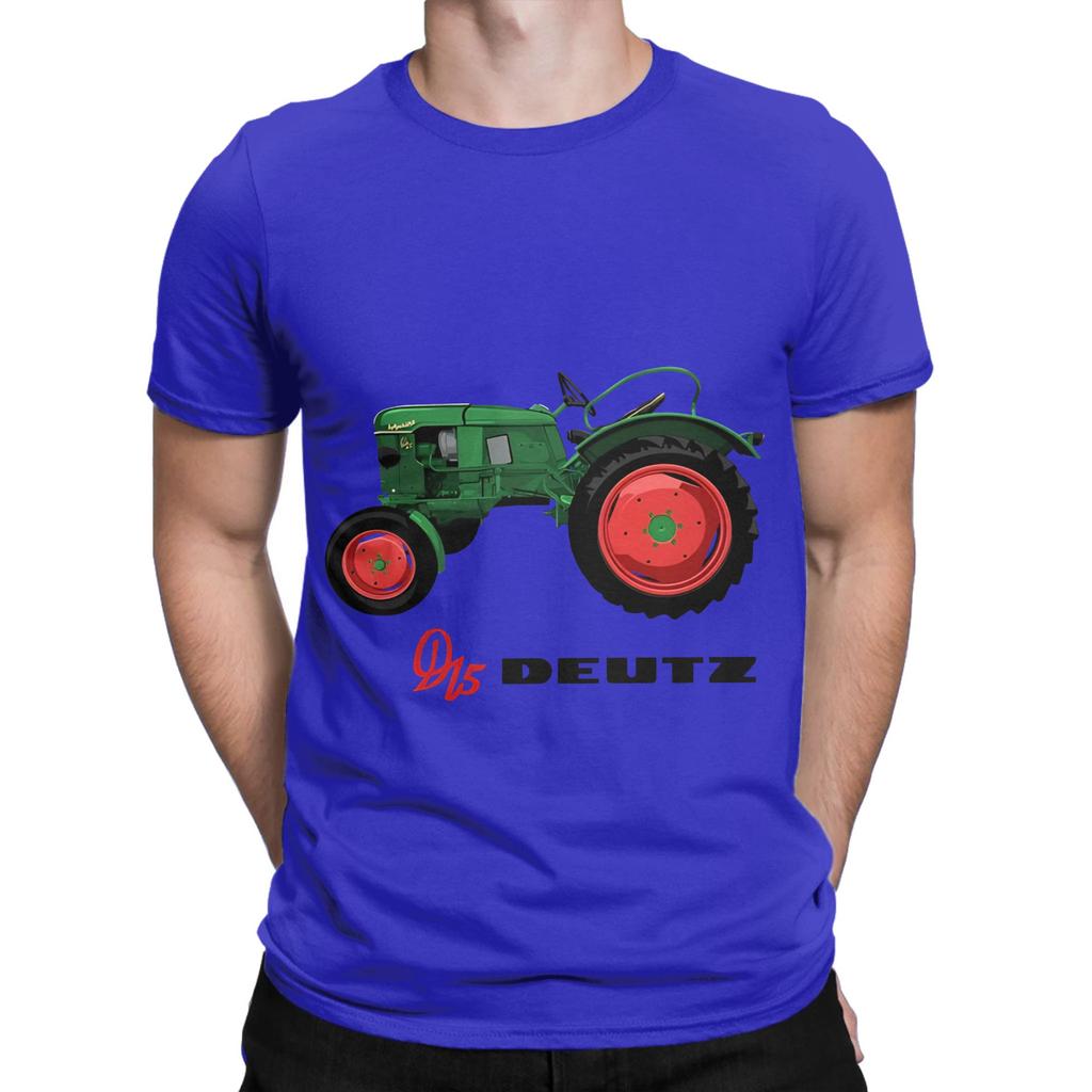 Винтажный трактор D15 Deutz иллюстрация Новинка 100% Хлопок Футболка Deutz Fahr Топы Футболки Для Унисекс