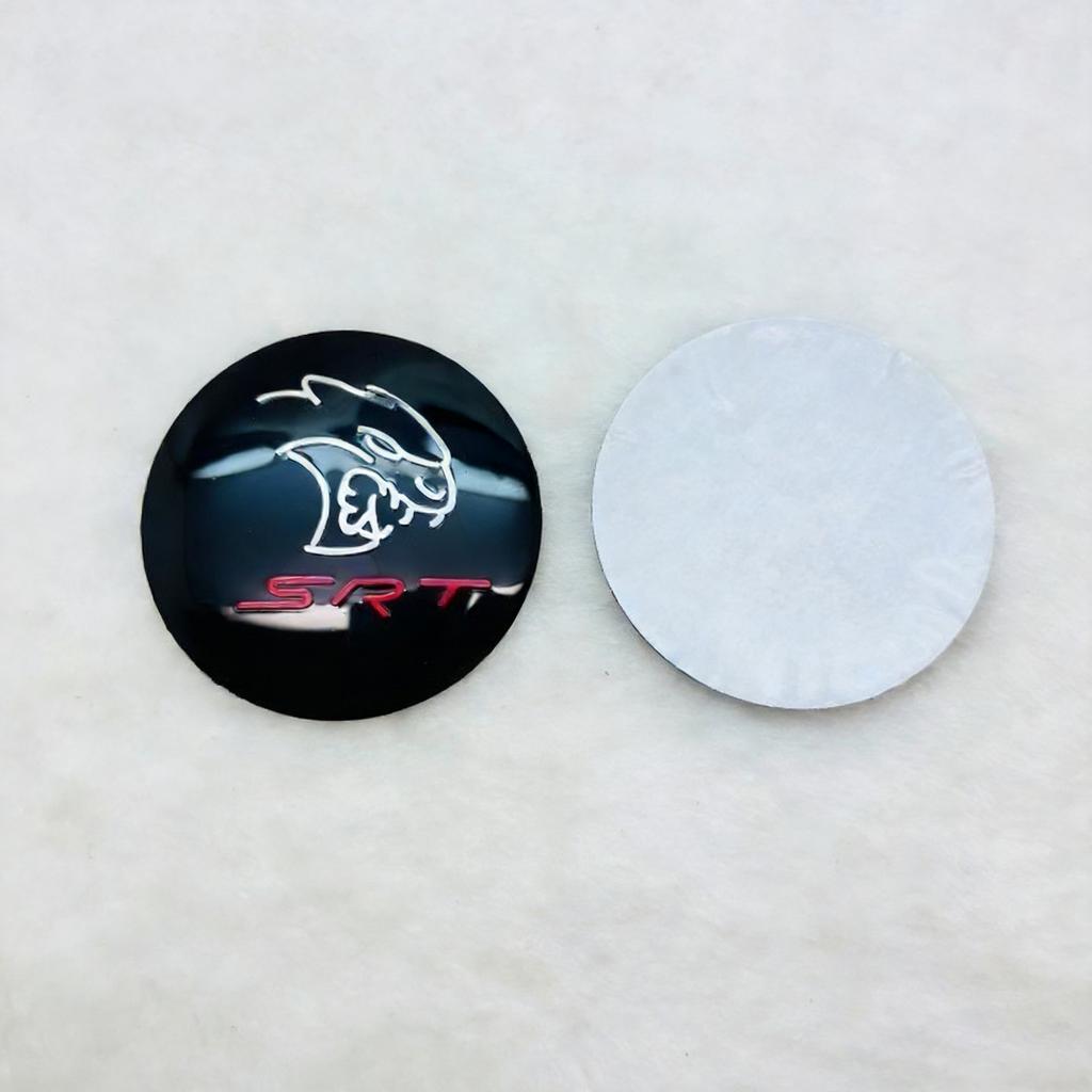 Car Wheel Center Hub Cap Emblem Sticker Accessories For Dodge Durango Caliber Journey Dakota Charger Ram 1500 Avenger Challenger VV1