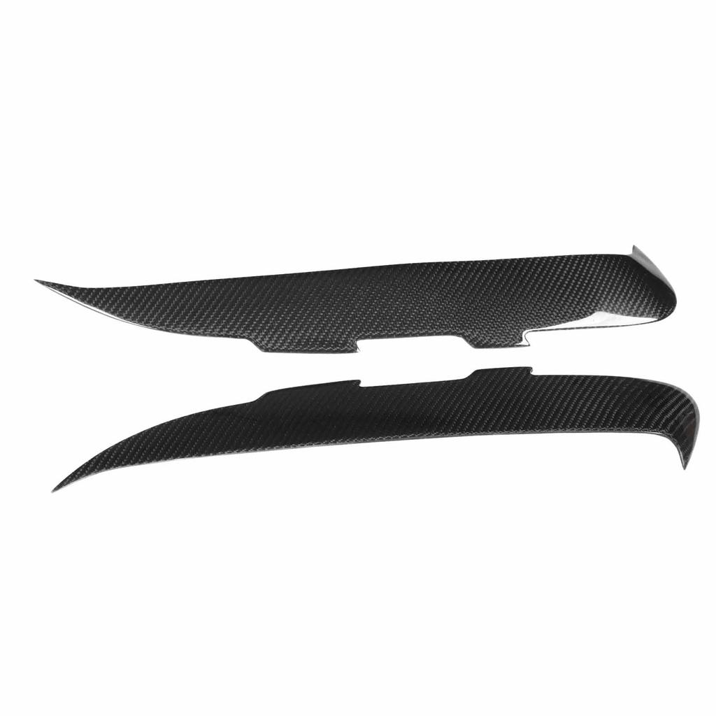 1 Pair Front Headlight Eyelid Carbon Fiber Headlight Eyebrow Cover Replacement for Mazda MX?5 NC2