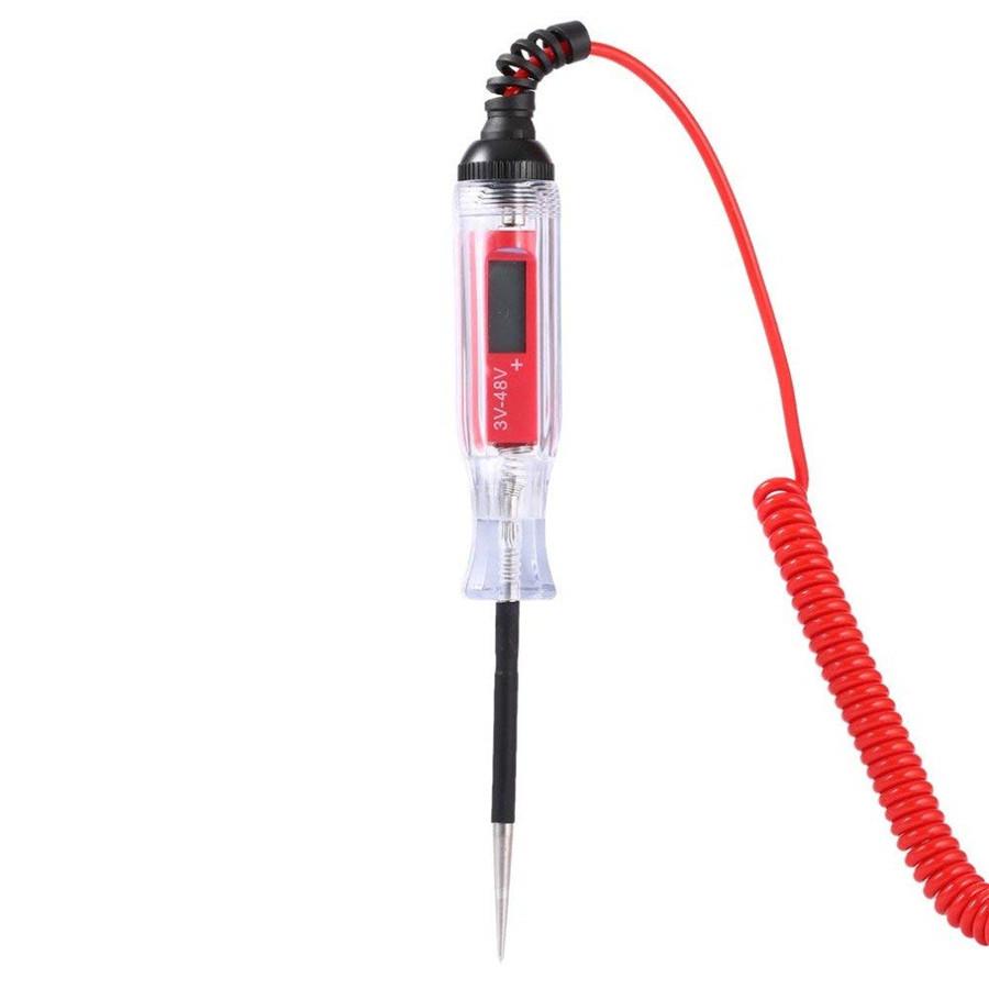 3V - 48V Digital Electric Circuit Tester LCD Display For Car Boat RV Motorcycle
