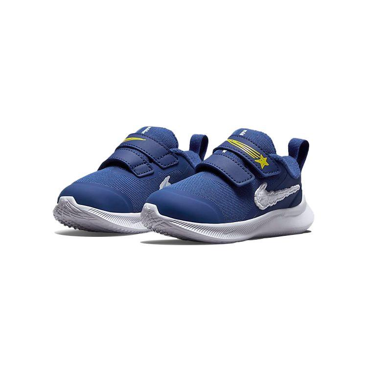 Nike Кроссовки для бега Star Runner 3, устойчивые к истиранию, низкие, синие, для младенцев и малышей DD0751-400