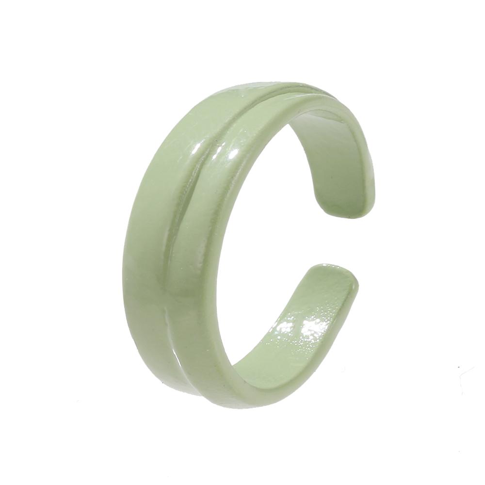 Регулируемое кольцо цвета макарон в стиле ретро, ​​простое модное кольцо, темпераментное женское кольцо в стиле панк, трендовые ювелирные изделия
